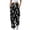 Dark Gray, variant on WTOBBY Women's Retro Halloween Print Sweatpants High Waist with Pockets Casual Drawstring Elastic Waist Long Lounge Pants for Jogging and Athletic Wear,Black L
