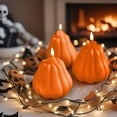 thumbnail image 4 of Boovnll Halloween Pumpkins, 6Pcs Artificial Hanging Pumpkins Halloween Fall Decoration Pumpkin Decor for Indoor Outdoor Home Thanksgiving Halloween Party Supplies, Halloween Decorations - Orange, 4 of 6