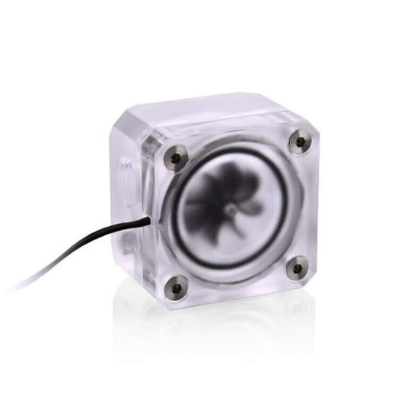 Bykski 3-Way Flow Indicator - Frosted w/ 5v Addressable RGB (RBW) - 0.24mm Square - Desktop, Radiator Compatible
