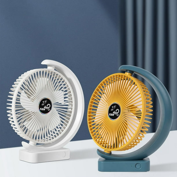 Ventilador Usb, Hongo En Batería Recargable, 3 Velocidas Ajustables, Hongo En Silencio, Compacto y Portátil, Perfecto En El Dormitorio, Tamaño 26,3 X 23,6 X 7,2 Cm.