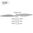 thumbnail image 2 of Hélices RC Uxcell de 11x7 pulgadas con 2 palas grises con anillos adaptadores, reemplazo de hélices para avión RC, 5 piezas, 2 of 7