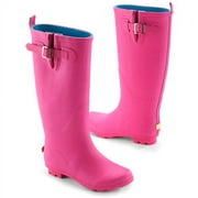 Women's Metal Buckle Rain Boots