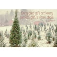 thumbnail image 2 of Poynter, Kelly 14x11 Gold Ornate Wood Framed with Double Matting Museum Art Print Titled - Holiday Messages I, 2 of 4