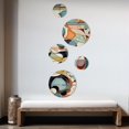 thumbnail image 3 of Designart "Boho Pastels A Pastel Artwork II" Minimalism Metal Wall Art Set of 5 Piece, 3 of 5