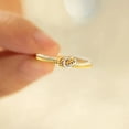 thumbnail image 3 of Anillos de nudo minimalistas para mujer y niña, anillo de mano de Ángel delicado, anillo de enlace para madre e hija, joyería de compromiso de boda, regalos, 3 of 4