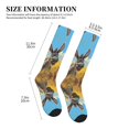 thumbnail image 2 of Compression Socks for Women & Men, Funny Countryside Donkey 15-20mmHg Support Socks -Athletic Running Travel, 2 of 8
