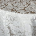 thumbnail image 3 of Tektrum 70 inch Round Damask Jacquard Tablecloth Table Cover - Waterproof/Spill Proof/Stain Resistant/Wrinkle Free/Heavy Duty- Great for Banquet, Parties, Dinner,  Wedding (Beige), 3 of 5