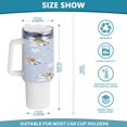 thumbnail image 3 of GZHJMY Cute Dog Airplane Stainless Steel Vacuum Insulated Mug, Insulated Straw Mug with Handle, Reusable Insulated Travel Mug, 3 of 7