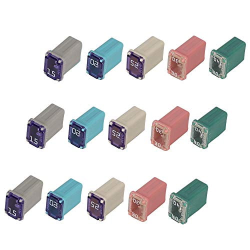 25 Pack Automotive MCASE Cartridge Fuse Kit for Cars Trucks and SUVs