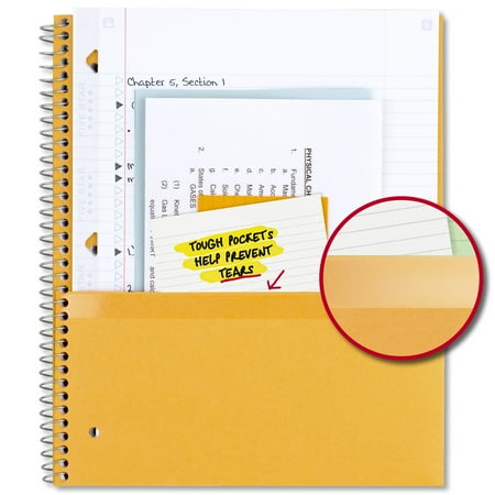 Five Star 1 Subject College Ruled Notebook Plus Study App, 8.5" x 11", Black, Poly, Spiral 100 Sheets