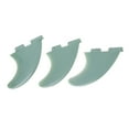 thumbnail image 3 of Thruster Fin, Surfboard Fin Simple Installation 3 Fin Design Green Increase Directivity PVC  for Surf, 3 of 7