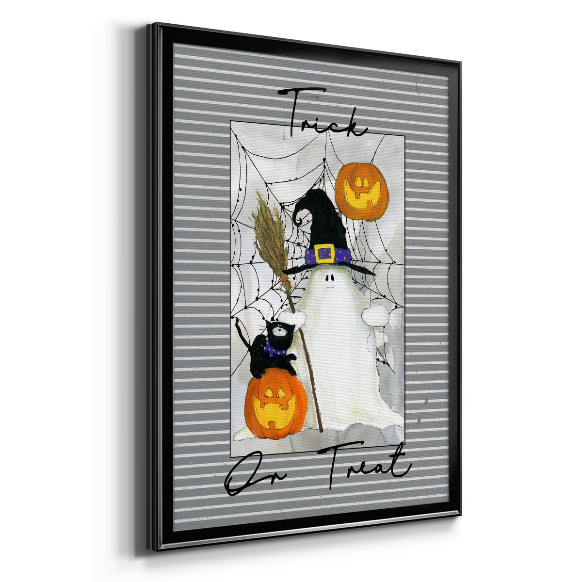 Trick or Treat Ghost Premium Classic Framed Print - Ready to Hang