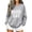 Gray, variant on TQWQT Game Day Sweatshirt Women Game Day Shirt Ladies Long Sleeve Pullover Crewneck Raglan Graphic Tee Football Season Outfit Gameday Apparel Casual Streetwear Oversized Top Black L