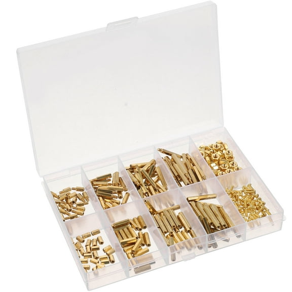 PBPBOX 1Set Pc Case Screw Kit with Copper Motherboard Standoffs for Secure Computer Installation