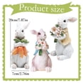 thumbnail image 3 of SMKE Adorable Easter Bunny Table Centerpieces – Ideal Gifts For Family,Friends & Spring Gatherings.Durable Resin Easter Bunny Statues – Hand-Painted For Long-Lasting Beauty,Rustic Wood-Look, 3 of 9