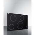 thumbnail image 4 of Summit Cr4b30t 30" Wide 4 Burner Electric Cooktop - Black, 4 of 5