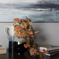 thumbnail image 2 of Vickerman 30" Artificiel Rouge et Brun Feuille de Raisin d'Automne Suspendu Buisson avec 43 Feuilles, 2 of 3