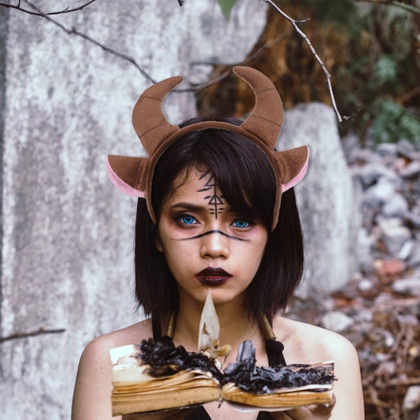 Pack De 6 Diademas De Cuernos De Toro De Felpa Suave, Ideales Para Halloween, Fiestas Temáticas, Cosplay Y Sesiones De Fotos