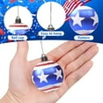 thumbnail image 4 of JeashCHAT 12 Pcs Patriotic Ornaments Hanging Balls 4th of July Independence Day Tree Ornaments for Holiday Wedding Party Christmas Tree Decor, 4 of 6