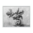 thumbnail image 1 of Designart Monochrome Still Life Of Flowers In A Vase FLOAT FRAME WALL ART, 1 of 4
