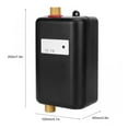 Tankless Water Heater,3000W Portable Mini Instant Electric Hot Water