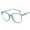 Blue, variant on Alvage Women's Stylish Oval Candy Color Non-prescription Eyeglasses Clear Lens Eyewear
