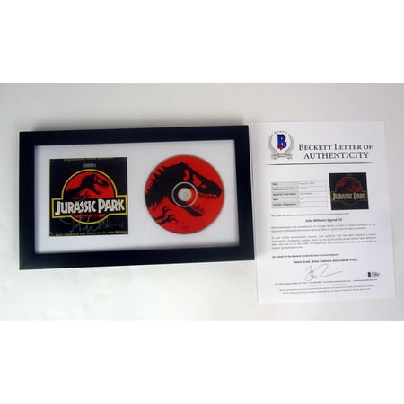 Pre-Owned John Williams Signed Autograph Jurassic Park Framed CD Beckett BAS COA