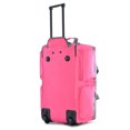 thumbnail image 3 of Olympia 26" Sac de Voyage à Roulettes 8 Poches avec Poignée Rétractable, Rose Vif, 3 of 5
