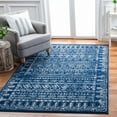 thumbnail image 3 of SAFAVIEH Tulum Flint Distressed Southwestern Area Rug, 3' x 5', Navy/Grey, 3 of 9
