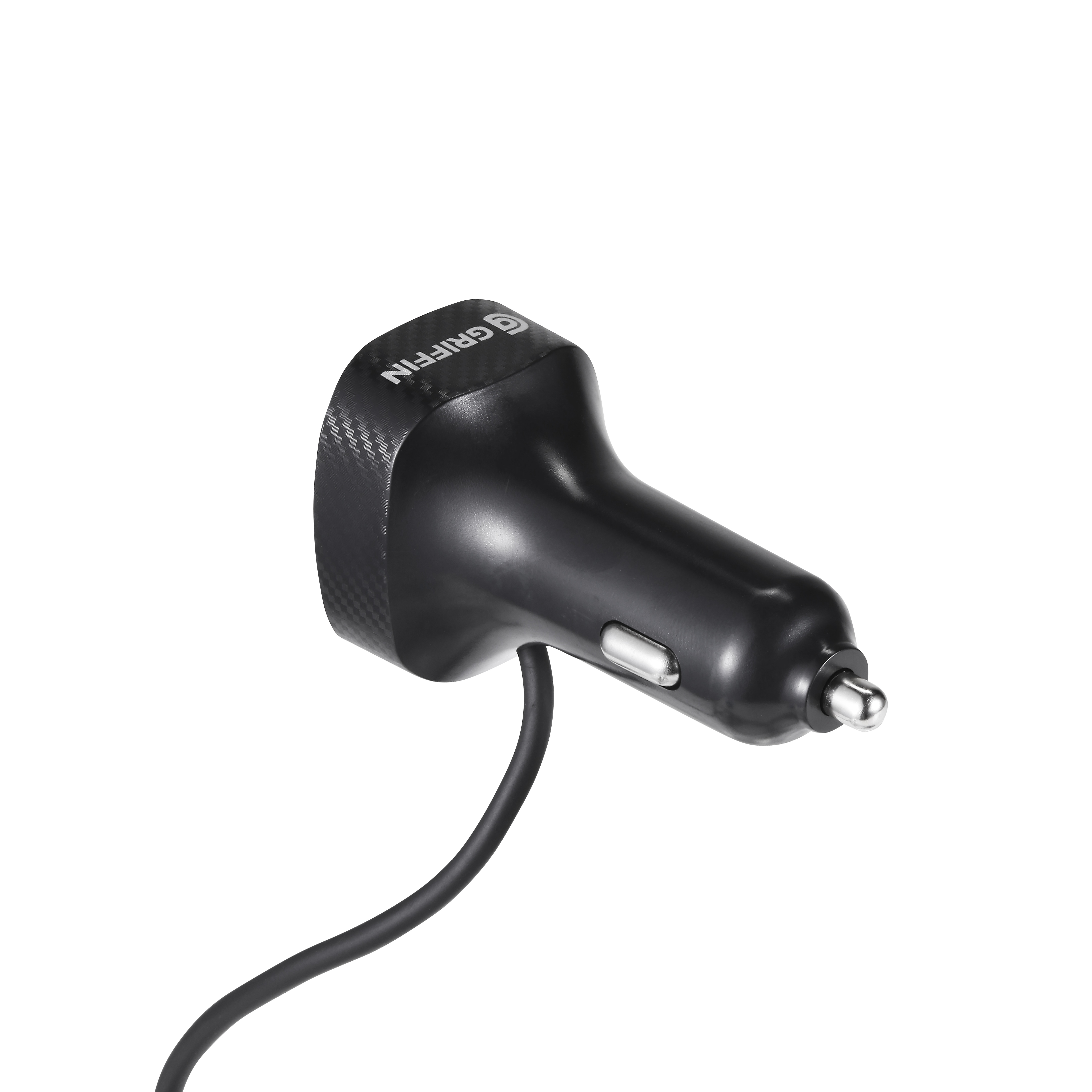 Griffin Wireless FM Transmitter with Backseat Charging Hub - Bluetooth, Fast Charging, Universal Compatibility, Car Charger, USB Ports, Smartphone Charger, Car Audio Adapter