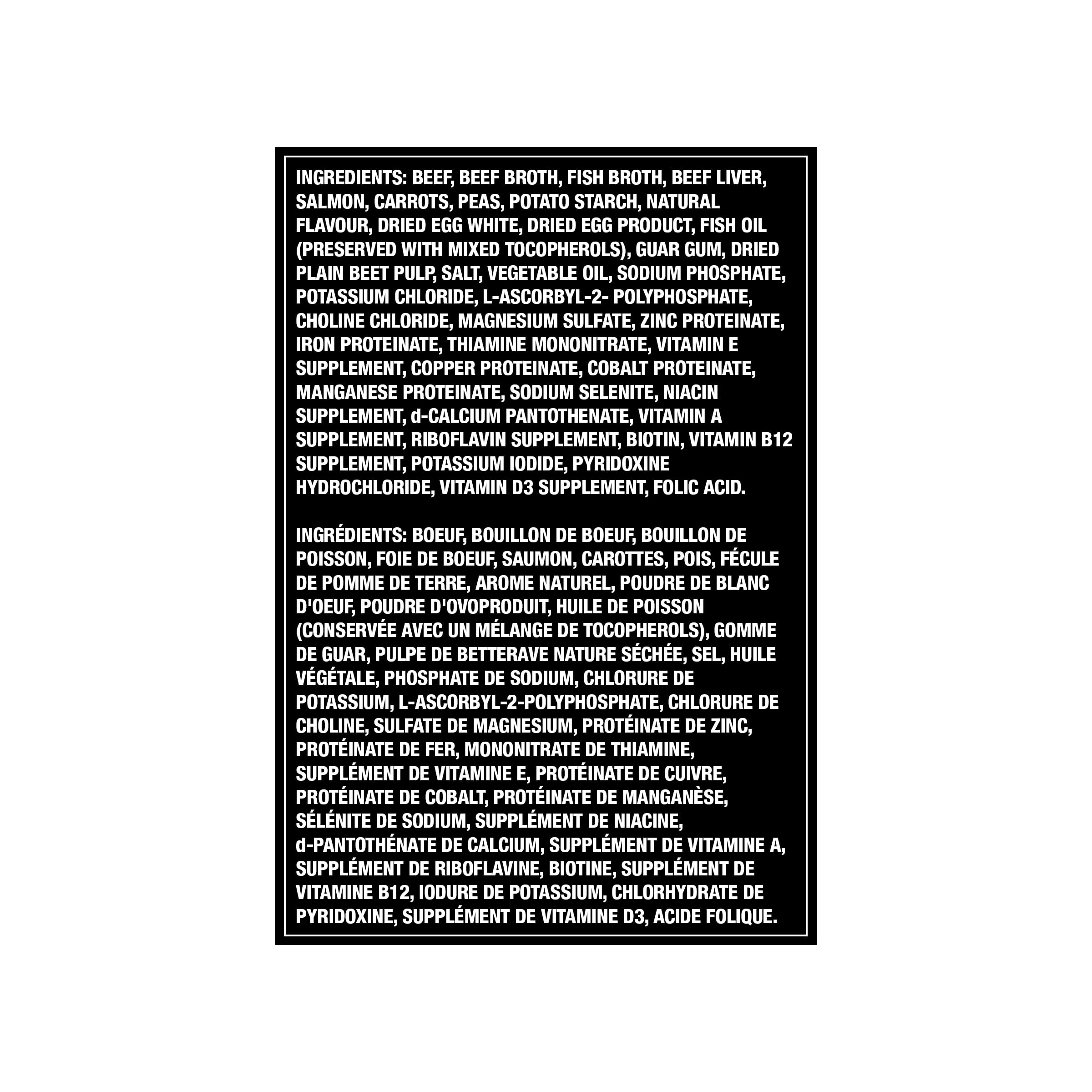 Pure Balance ragoût bœuf & saumon, morceaux tendres en sauce – nourriture humide pour chiens, conserve de 354 g