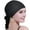 BLACK, variant on Chemo Hats Head Scarves Covers for women Slip On Bamboo Headwear Denim Blue