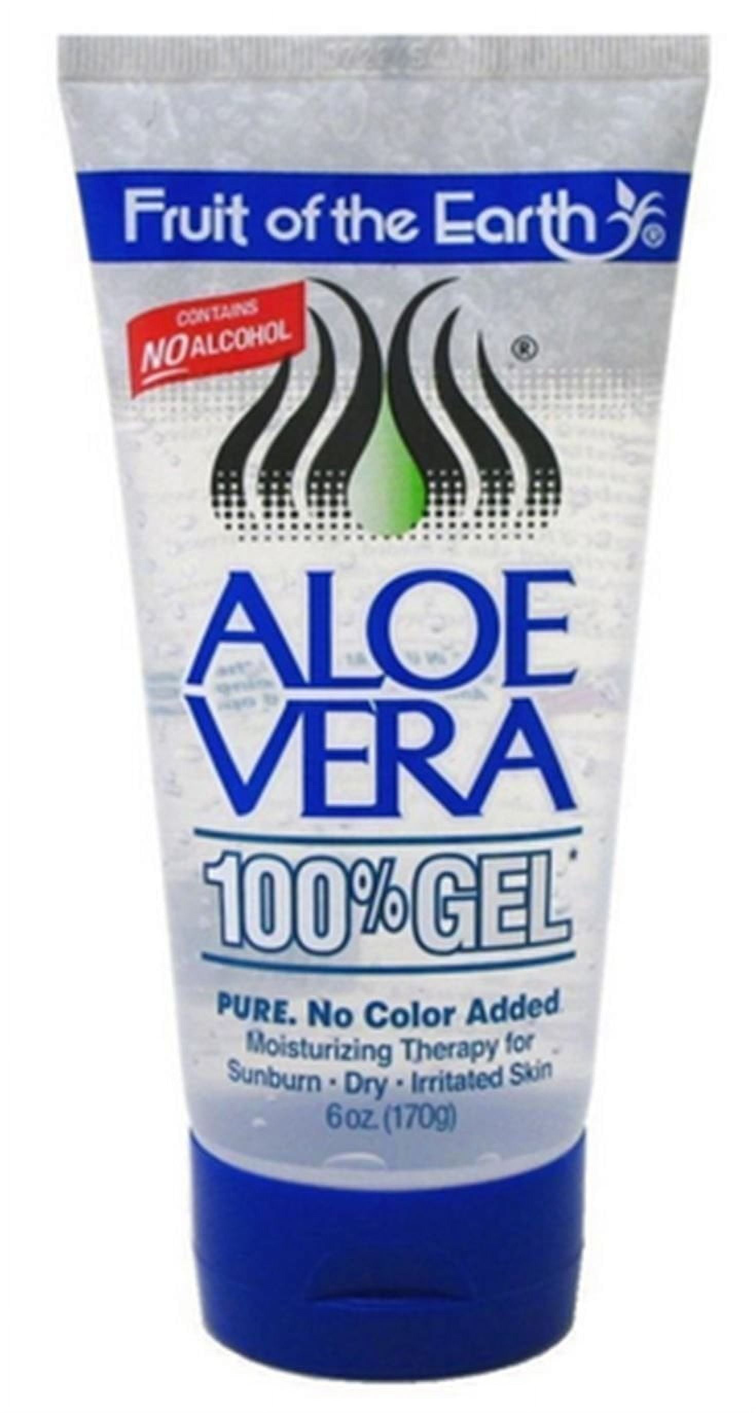 Fruit of the Earth Aloe Vera 100% Gel, Dye-Free, 24 oz with Pump Dispenser  - Walmart.com