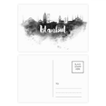 thumbnail image 1 of Istanbul Turkey Landmark Ink City Painting Postcard Set Birthday Mailing Thanks Greeting Card, 1 of 3