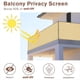 thumbnail image 5 of Pantalla de Privacidad para Balcón, 89 X 5 M, Parasol para Apartamentos, Resistente para Terraza, Exterior y Patio. B, 5 of 5