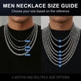 thumbnail image 4 of ChainsProMax 6mm Men Necklace Box Chain 14K Gold Plated Stainless Steel Chain Necklace for Men Fathers Day Jewelry Gift, 4 of 7