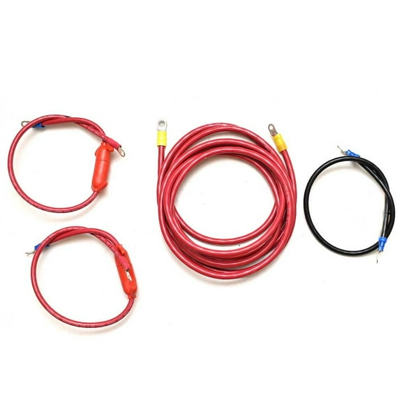 Tracker Boat Battery Cable 169467 | 4 / 6 AWG 13 FT / 2 FT (Set of 4)