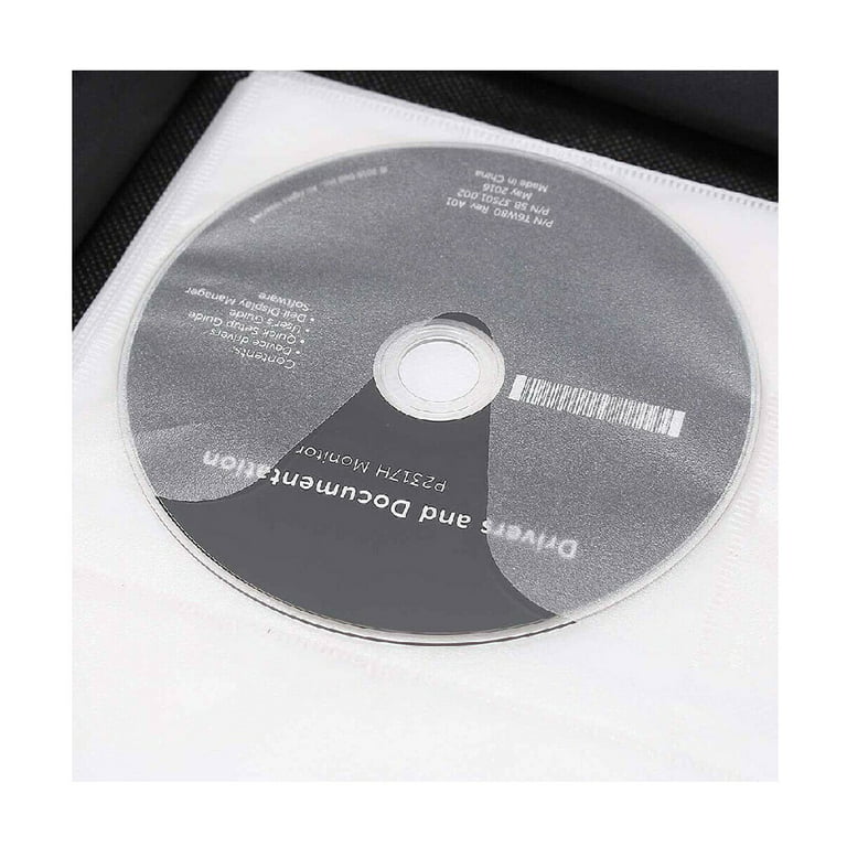 128 Capacity CD Case Holder DVD Storage Binder CCidea Bag Media Protector  Red