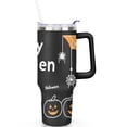 thumbnail image 2 of Halloween Pumpkin 40 oz Tumbler with Handle Double Wall Travel Mug Decorative Tumbler for Spring Summer Birthday Christmas, 2 of 7