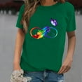 thumbnail image 3 of Pntutb Mujeres Casual Impresión Camisas Manga Corta Camiseta Suelta tops Túnica Blusa Pntutb Pntutb-2806, 3 of 4