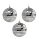 thumbnail image 1 of Bolas de Navidad JanHm con espejo reflectante plateadas fáciles de colgar, 1 of 5