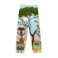 thumbnail image 5 of Haiem African Women Men's Pajama Pants Ultra Lightweight Pjs Bottoms Sleepwear Bottom Pants with Pocket Drawstring-Small, 5 of 9