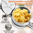 thumbnail image 3 of Pulsador y Triturador de Patatas, Prensa para Puré Acero Inoxidable con 3 Discos Intercambiables, Machacador de Papas para Triturar Verduras, Frutas, 3 of 4