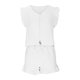 thumbnail image 4 of ICHUANYI Clearance Women's Fashion Casual Spring Summer Sleeveless V-Neck Blouses & Shirts Sets(White, L) ICHUANYI WER2023081502504, 4 of 6