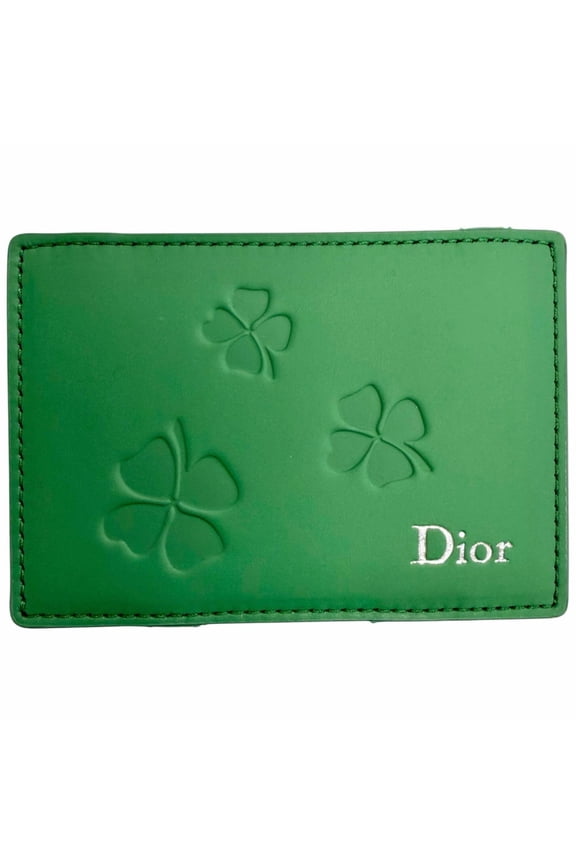 Pre-Owned Christian Dior DIOR 2ESCH197TRF Magic Wallet, Calfskin Leather, Clover Embossed...