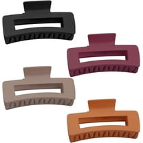 Hair Claw Clip for Women & Girls - Matte Hair Clips, Large Claw Clip for Thick Hair, Non-Slip Strong Jaw Claw Clips