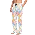 thumbnail image 2 of FORMRS Mens Pajama Pants with Pockets Sleepwear Lounge Bottoms Sizes S-2XL, Colorful Geometric, 2 of 7