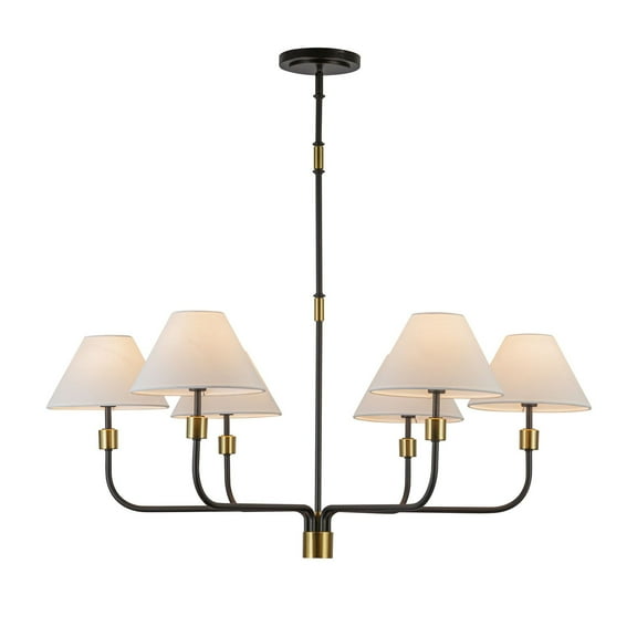 AC12036BB Artcraft Lighting Providence - 6 Light Chandelier-17.1 Inch Tall and 42 Inch Wide