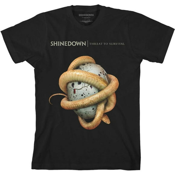 Shinedown Adult Clean Threat Cotton T-Shirt