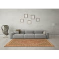 thumbnail image 3 of Ahgly Company Indoor Round Southwestern Brown Country Area Rugs, 3' Round, 3 of 4